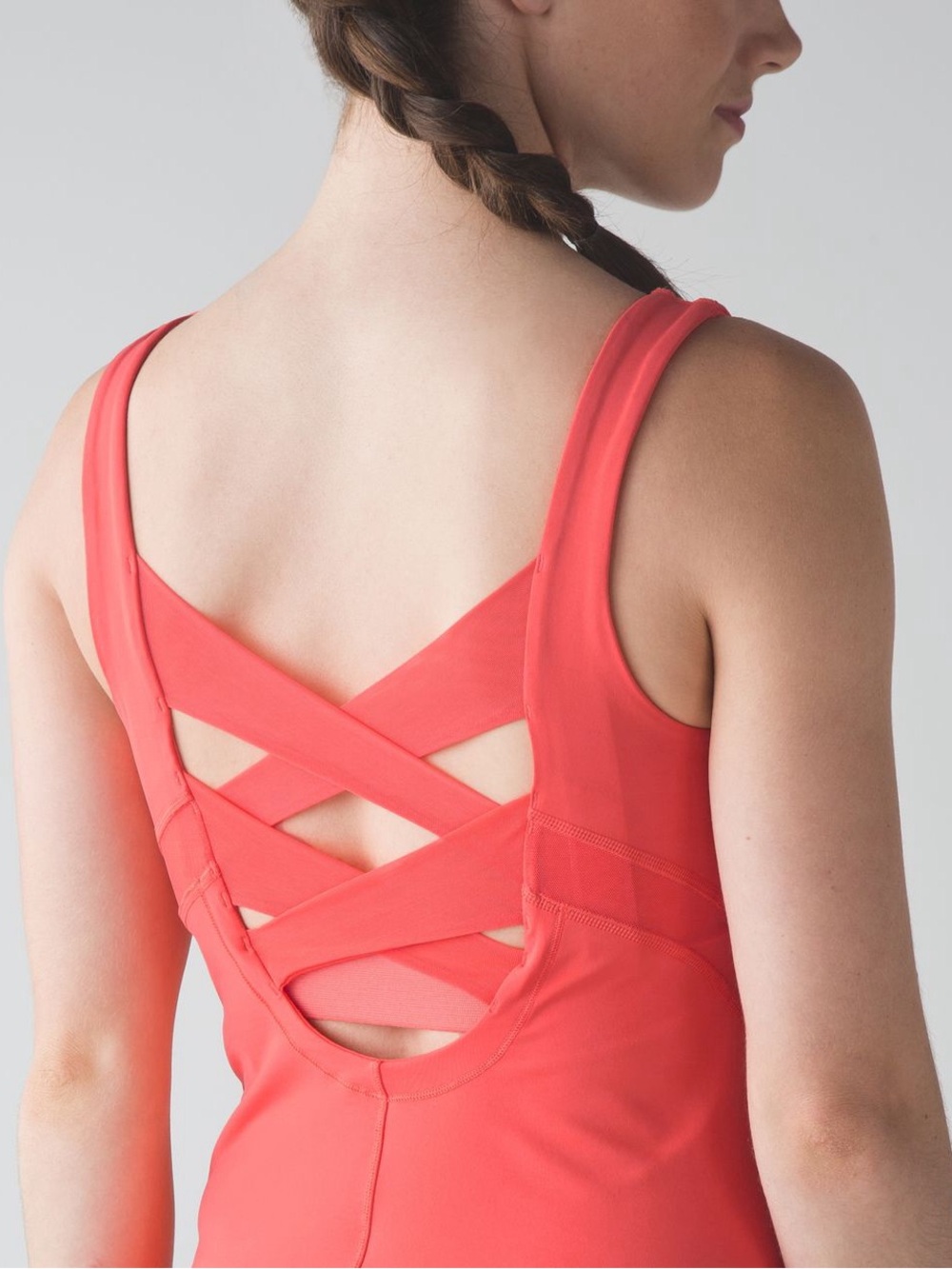 LULULEMON Rise And Flow Tank Top Cape Red 9642 - Picture 3 of 10